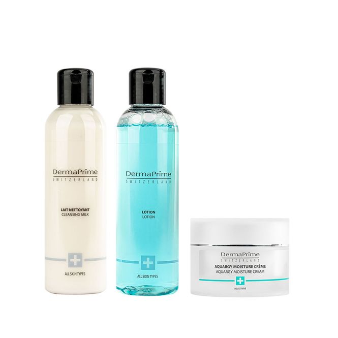 Hoofdbeeld Voordeelset normale tot gemengde vochtarme huid - reinigingsmilk 200 ml, lotion 200 ml & Moisture Cream 50 ml